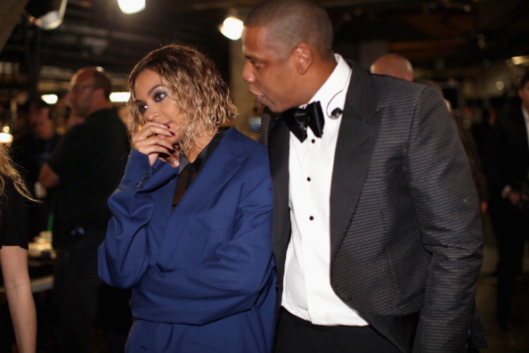 Beyonce & Jay Z Post Performance