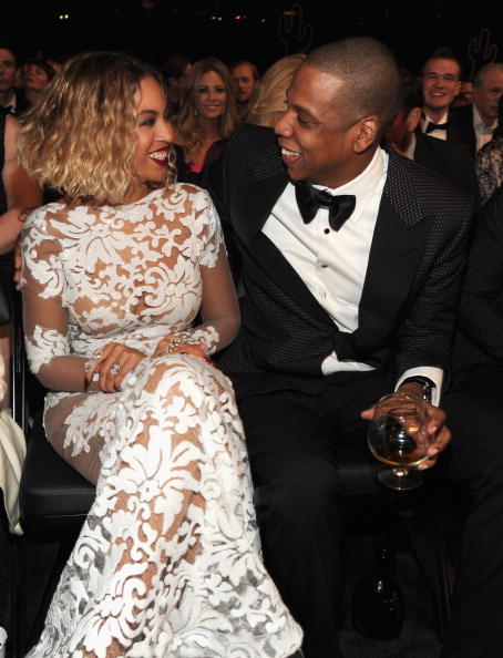 Beyonce & Jay Z Share A Smile