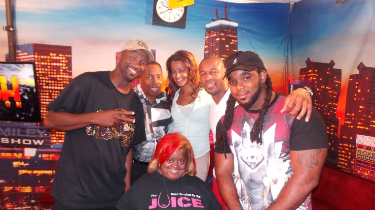 Tank Visits The Rickey Smiley Morning Show