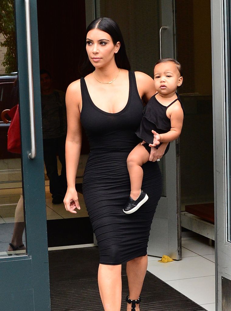 Kim Kardashian and North West