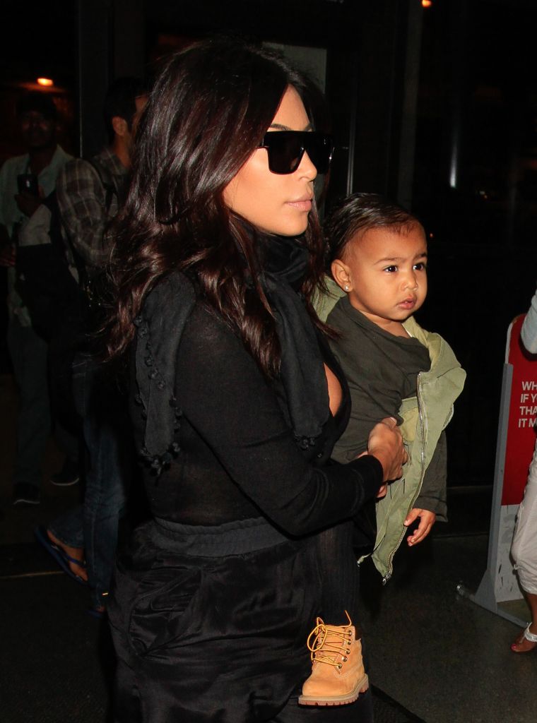 Kim Kardashian and North West