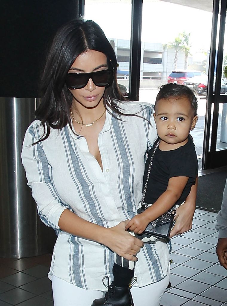 Kim Kardashian and North West
