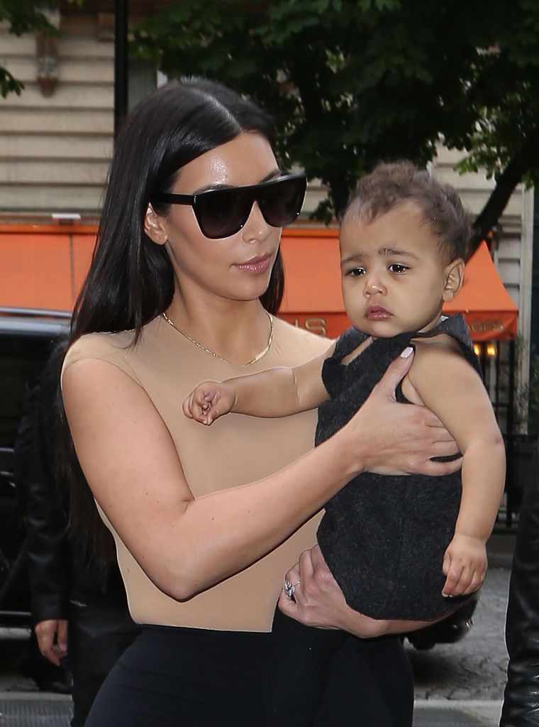 Kim Kardashian and North West