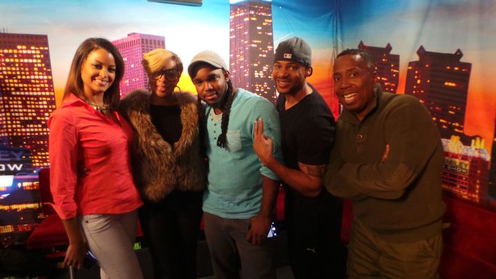 Mary J Blige Visits The Rickey Smiley Morning Show