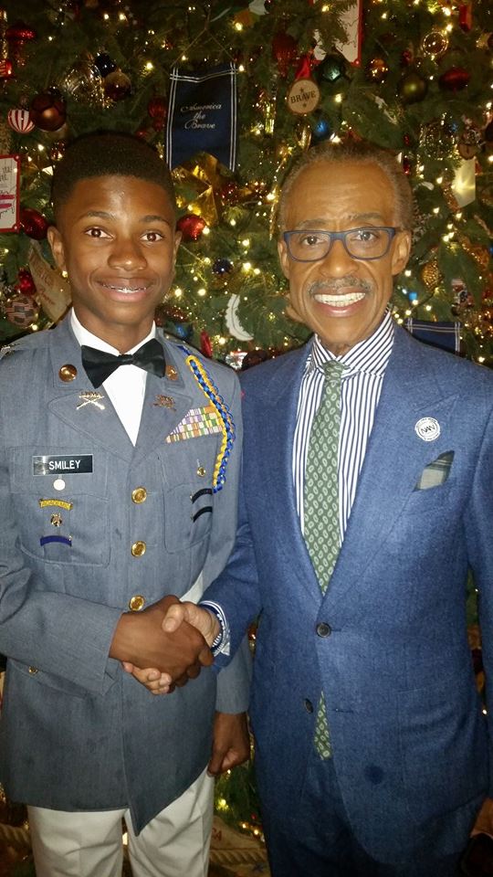 Malik Smiley & Rev. Al Sharpton