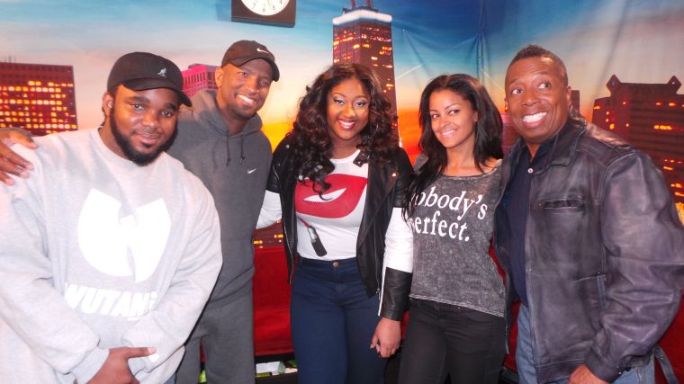 Jasmine Sullivan Visits The Rickey Smiley Morning Show