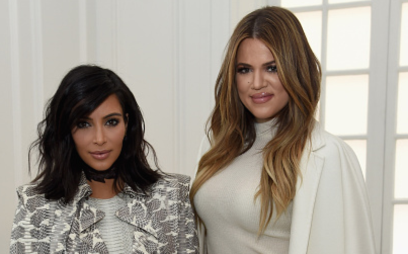 Kim Kardashian & Khloe Kardashian 2015 Getty