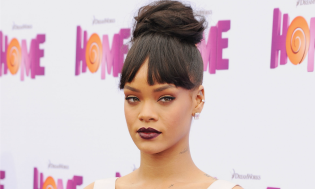 Rihanna Home, Not Smiling