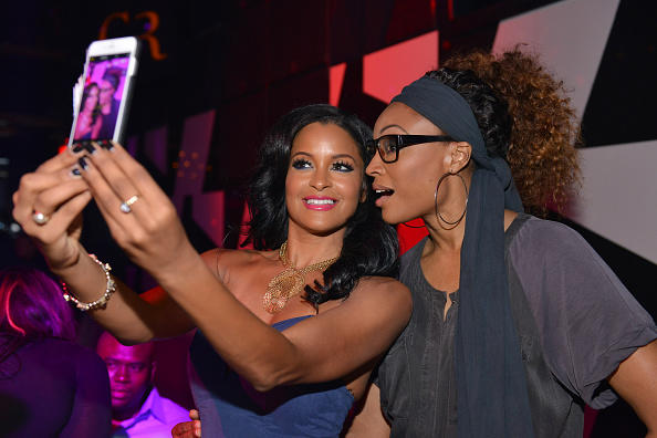 Claudia Jordan & Cynthia Bailey At Gold Room