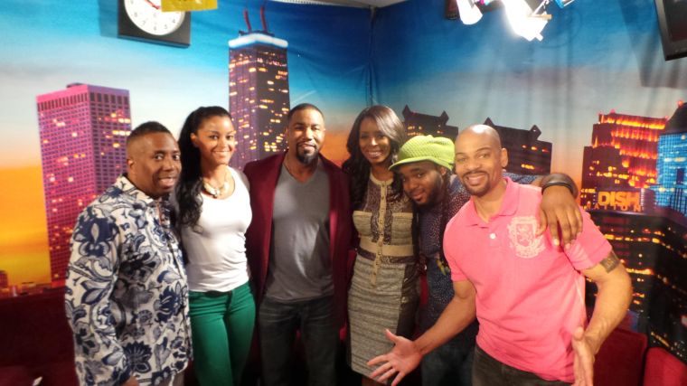 Tasha Smith and Michael Jai White Visit The Rickey Smiley Morning Show