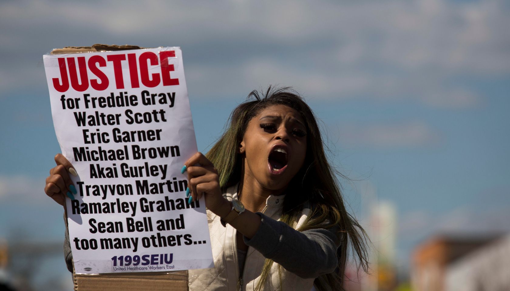 Baltimore Residents Attend Wake for Freddie Gray