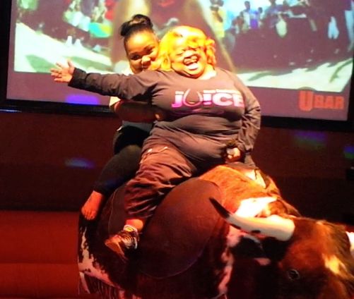 Juicy Rides The Bull!