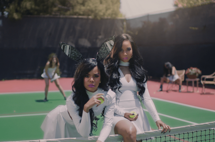 Rich White Ladies in the music video for “Wimbledon”