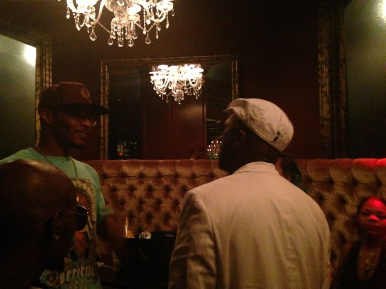 Rickey Smiley Joins T.I. & Tiny For Their Restaurant Opening!