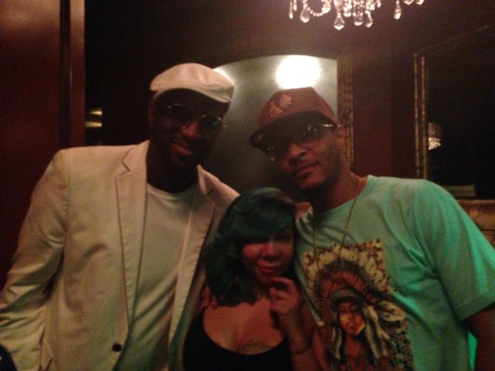 Rickey Smiley Joins T.I. & Tiny For Their Restaurant Opening!