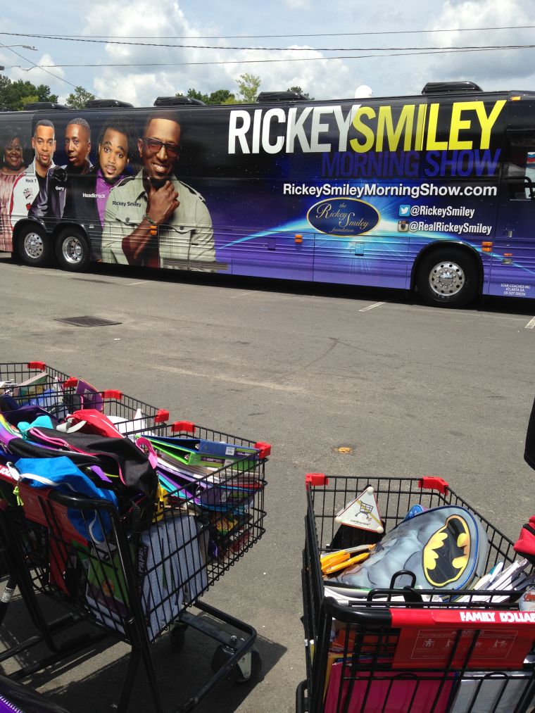 Rickey Smiley Morning Show Tour Bus