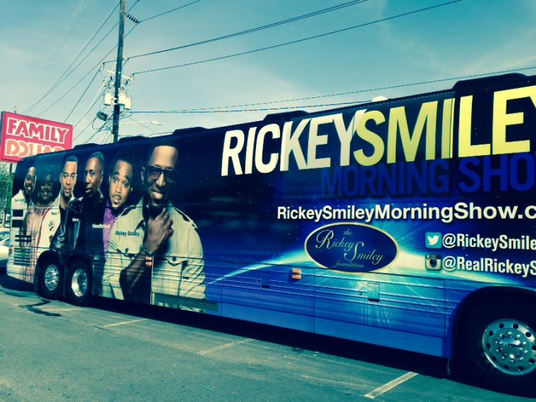 Rickey Smiley Morning Show Tour Bus