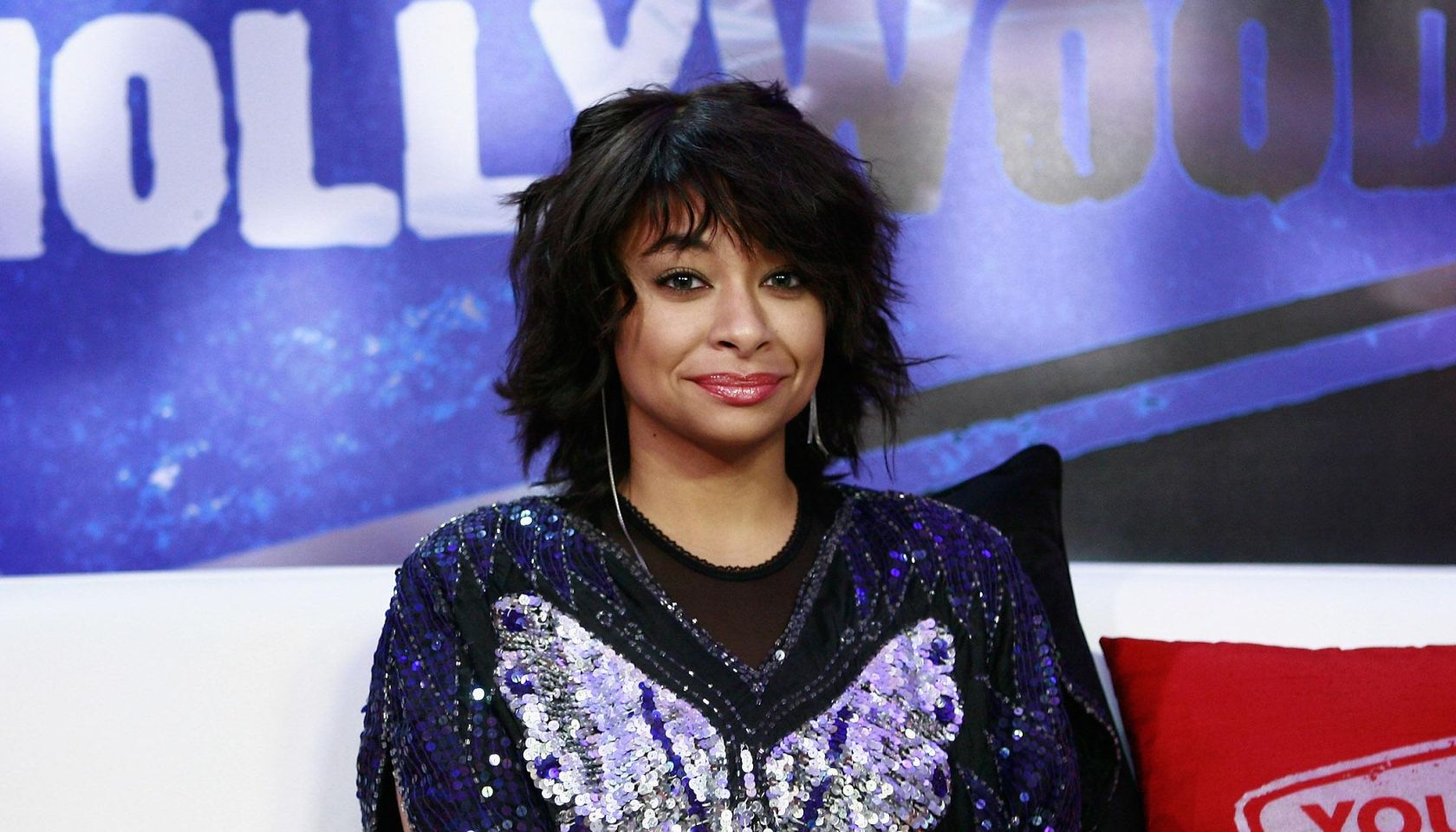 Raven-Symone Visits Young Hollywood Studio