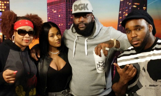 Rick Ross & Lira Mercer aka Lira Galore On The Rickey Smiley Morning Show