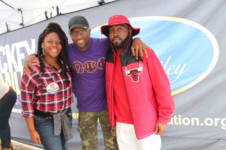 Rickey Smiley & Fans At Magic City Classic 2015