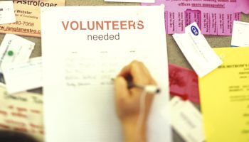 Signing a Volunteers Needed List