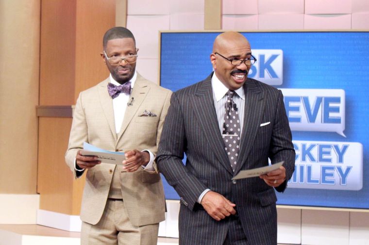 Rickey Smiley Visits Steve Harvey's TV Show!