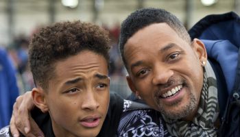 Will And Jaden Smith Open The UEFA Champions Festival