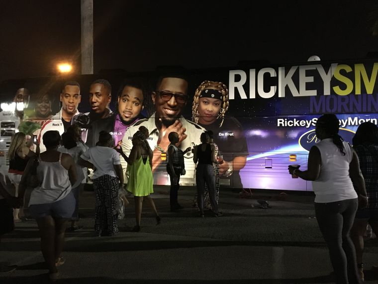 Rickey Smiley Morning Show Bus & Listeners