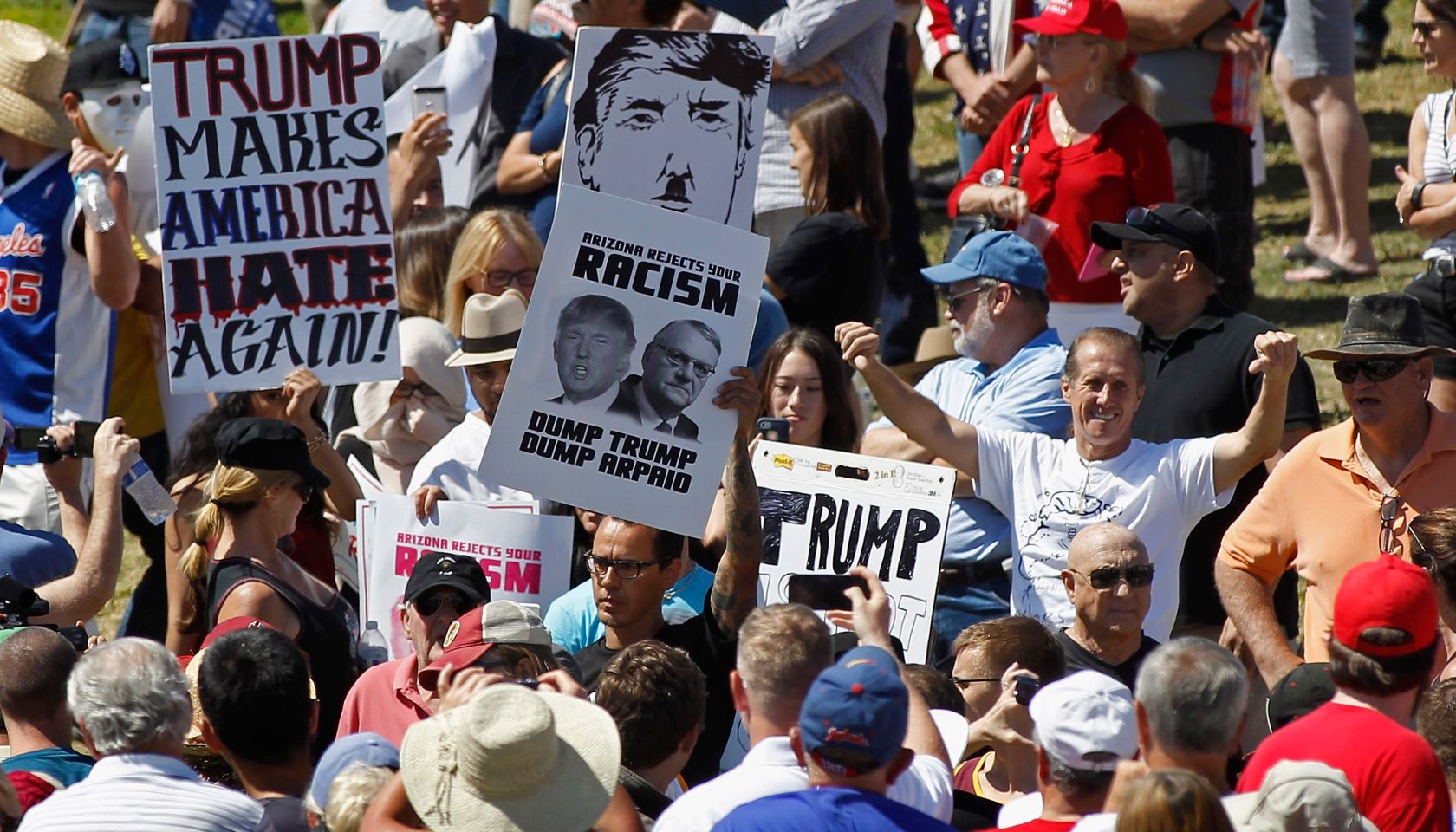 Republican Presidential Candidate Donald Trump Holds Rally In Phoenix
