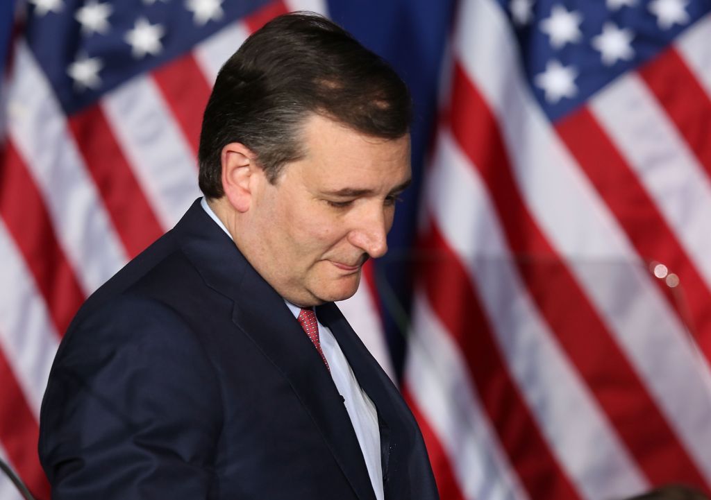 GOP Presidential candidate, Sen. Ted Cruz Holds Indiana Primary Night Gathering