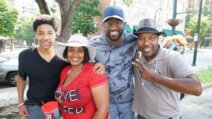 Rickey Smiley, Headkrack, Gary With Da Tea & JahLion Sound Meet Listeners Of "The Rickey Smiley Morning Show" In Atlanta