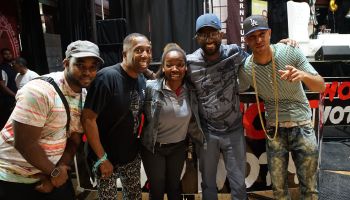 Rickey Smiley, Headkrack, Gary With Da Tea & JahLion Sound Meet Listeners Of "The Rickey Smiley Morning Show" In Atlanta