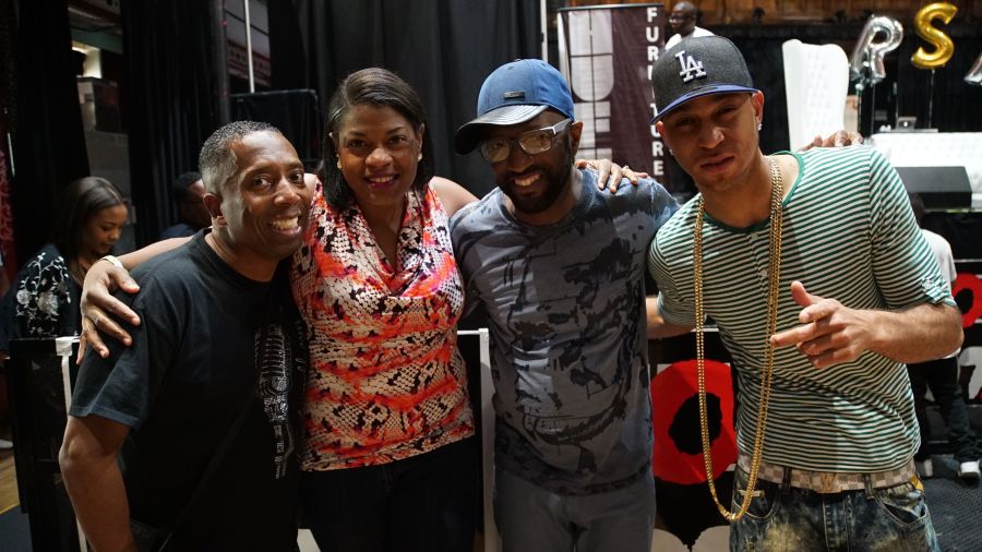 Rickey Smiley, Headkrack, Gary With Da Tea & JahLion Sound Meet Listeners Of "The Rickey Smiley Morning Show" In Atlanta