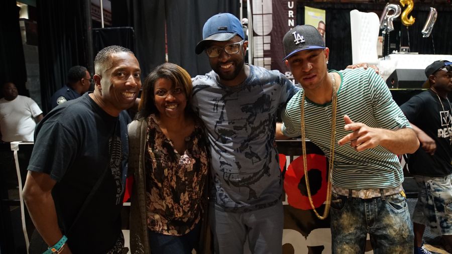Rickey Smiley, Headkrack, Gary With Da Tea & JahLion Sound Meet Listeners Of "The Rickey Smiley Morning Show" In Atlanta