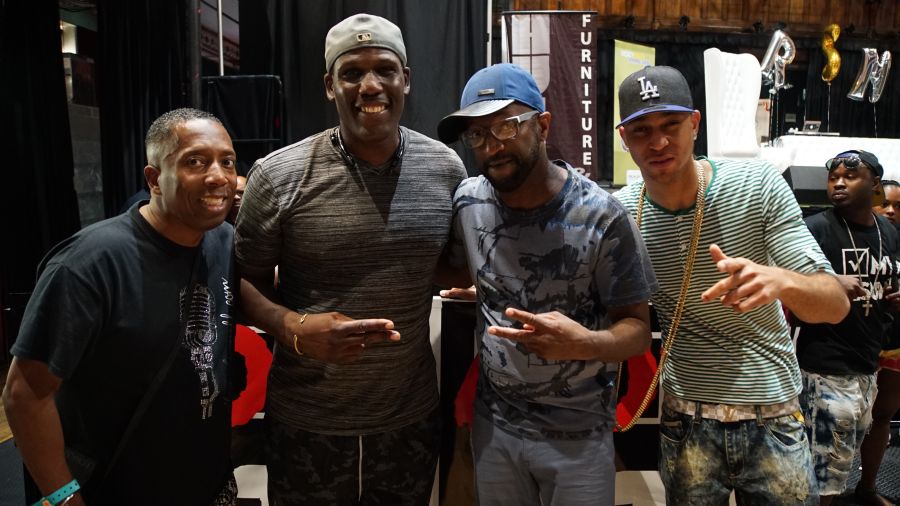 Rickey Smiley, Headkrack, Gary With Da Tea & JahLion Sound Meet Listeners Of "The Rickey Smiley Morning Show" In Atlanta