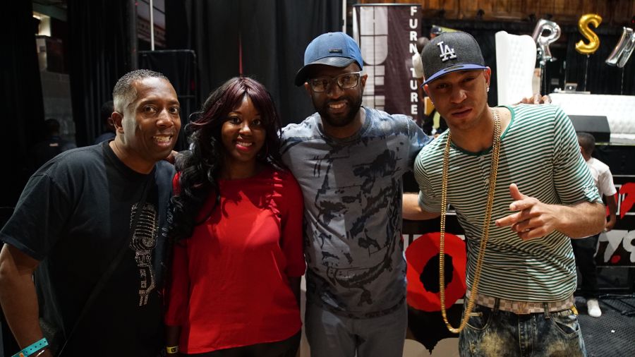 Rickey Smiley, Headkrack, Gary With Da Tea & JahLion Sound Meet Listeners Of "The Rickey Smiley Morning Show" In Atlanta