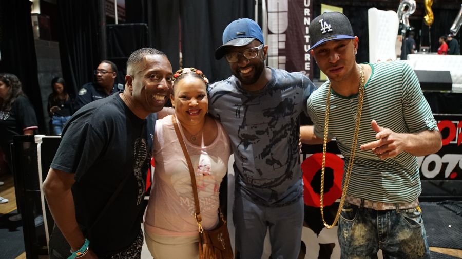 Rickey Smiley, Headkrack, Gary With Da Tea & JahLion Sound Meet Listeners Of "The Rickey Smiley Morning Show" In Atlanta