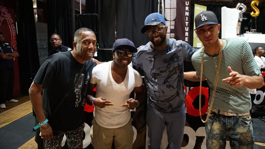 Rickey Smiley, Headkrack, Gary With Da Tea & JahLion Sound Meet Listeners Of "The Rickey Smiley Morning Show" In Atlanta
