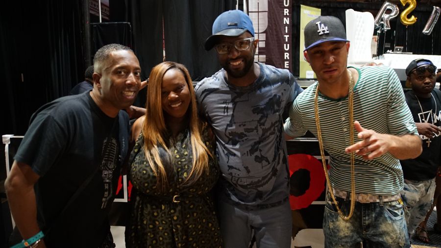 Rickey Smiley, Headkrack, Gary With Da Tea & JahLion Sound Meet Listeners Of "The Rickey Smiley Morning Show" In Atlanta