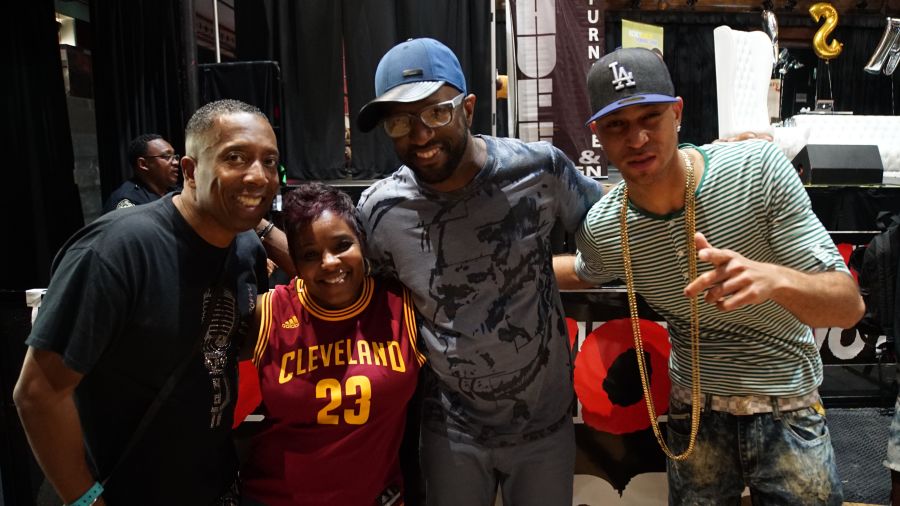 Rickey Smiley, Headkrack, Gary With Da Tea & JahLion Sound Meet Listeners Of "The Rickey Smiley Morning Show" In Atlanta