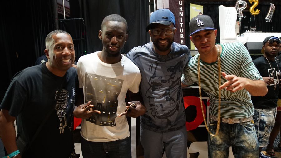 Rickey Smiley, Headkrack, Gary With Da Tea & JahLion Sound Meet Listeners Of "The Rickey Smiley Morning Show" In Atlanta