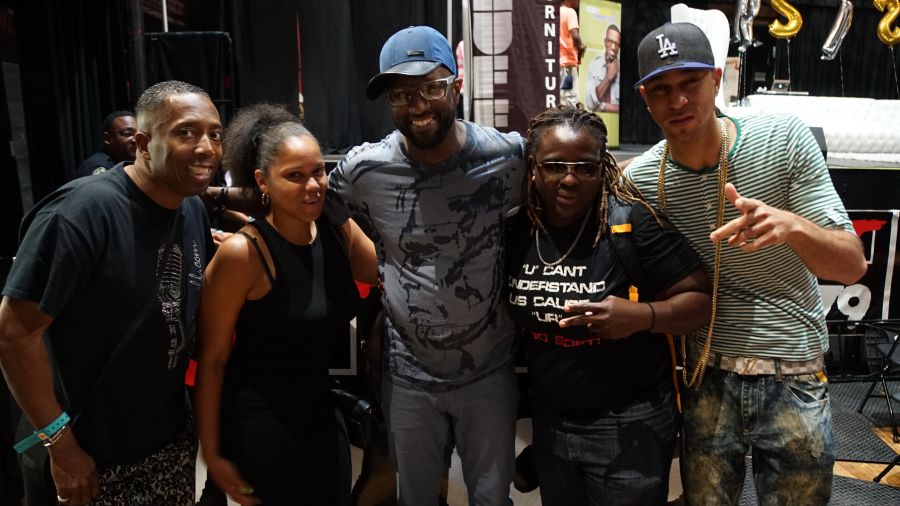 Rickey Smiley, Headkrack, Gary With Da Tea & JahLion Sound Meet Listeners Of "The Rickey Smiley Morning Show" In Atlanta