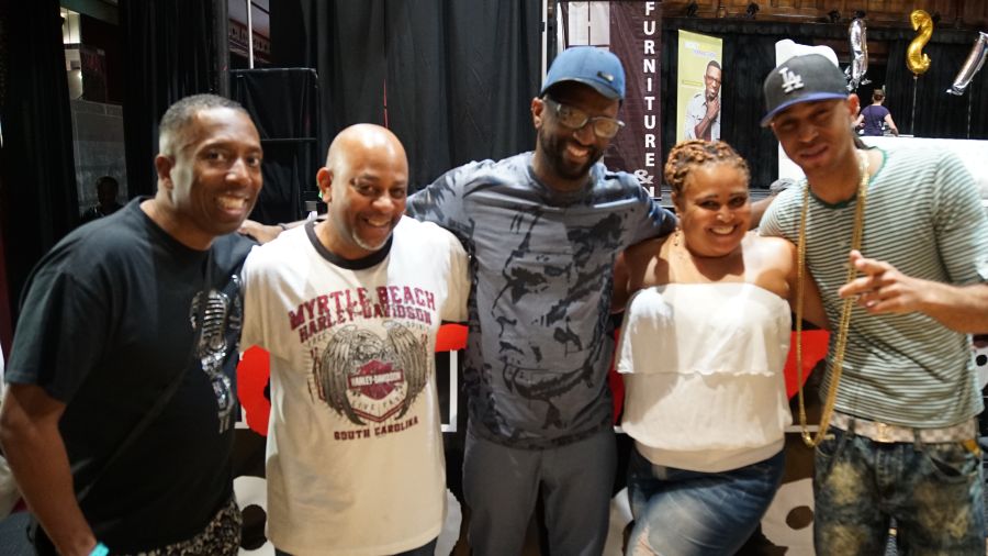 Rickey Smiley, Headkrack, Gary With Da Tea & JahLion Sound Meet Listeners Of "The Rickey Smiley Morning Show" In Atlanta
