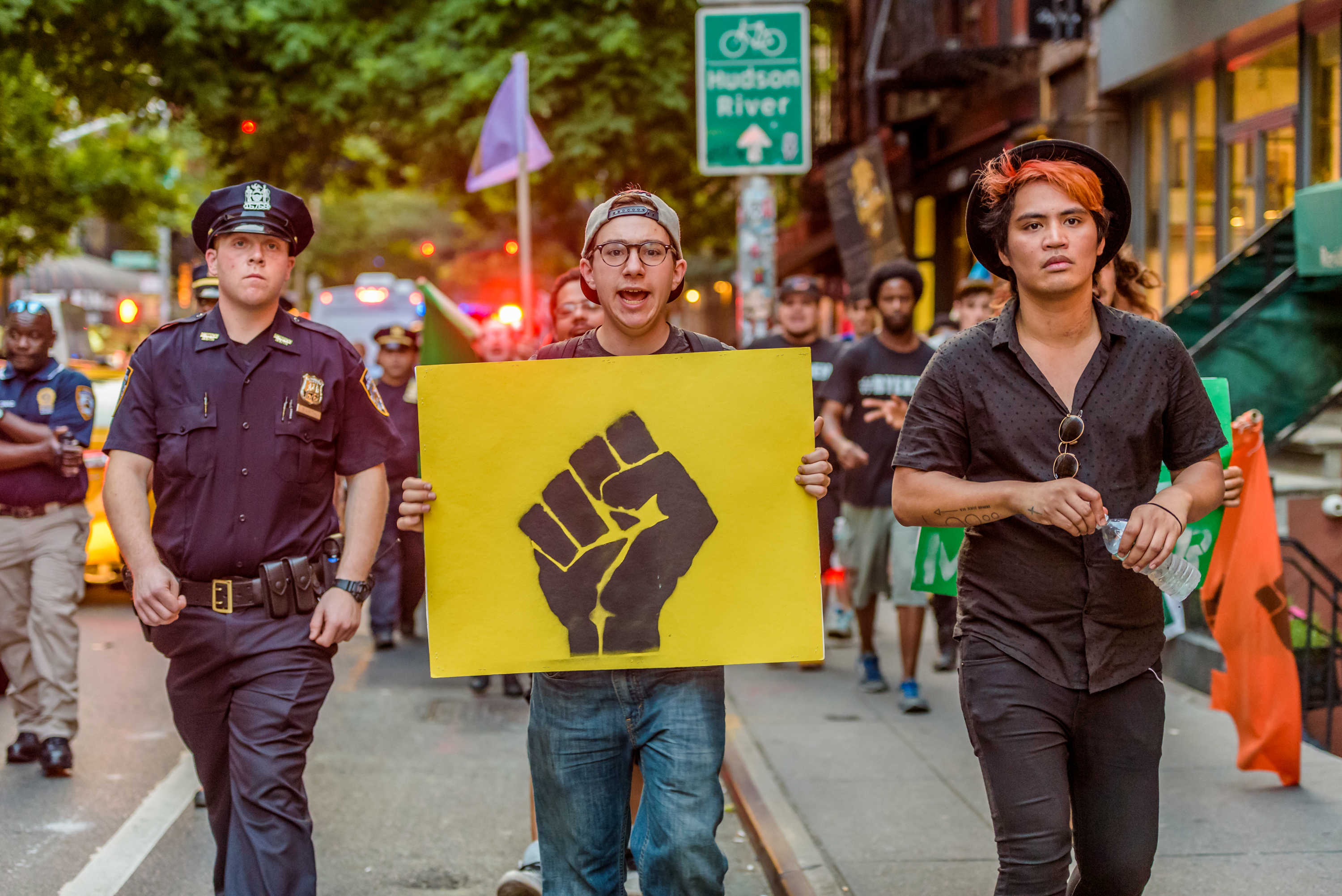 People's Monday Black Lives Matter NYC march - Janisha...