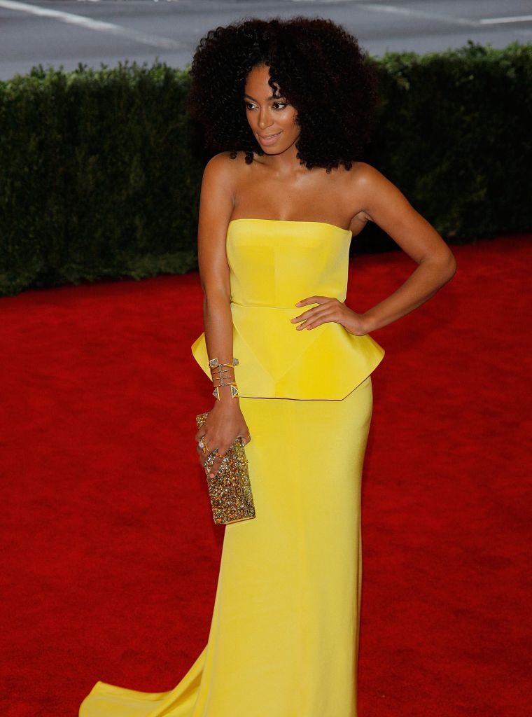 Solange Knowles attends the “Schiaparelli And Prada: Impossible Conversations” Costume Institute Gala