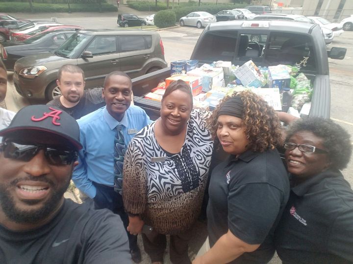 Rickey Smiley & Salvation Army Employees