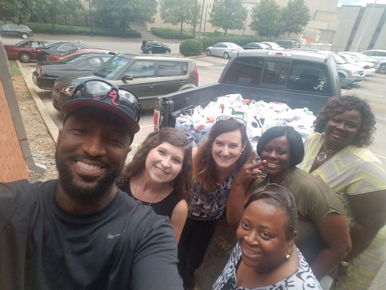 Rickey Smiley & Salvation Army Employees