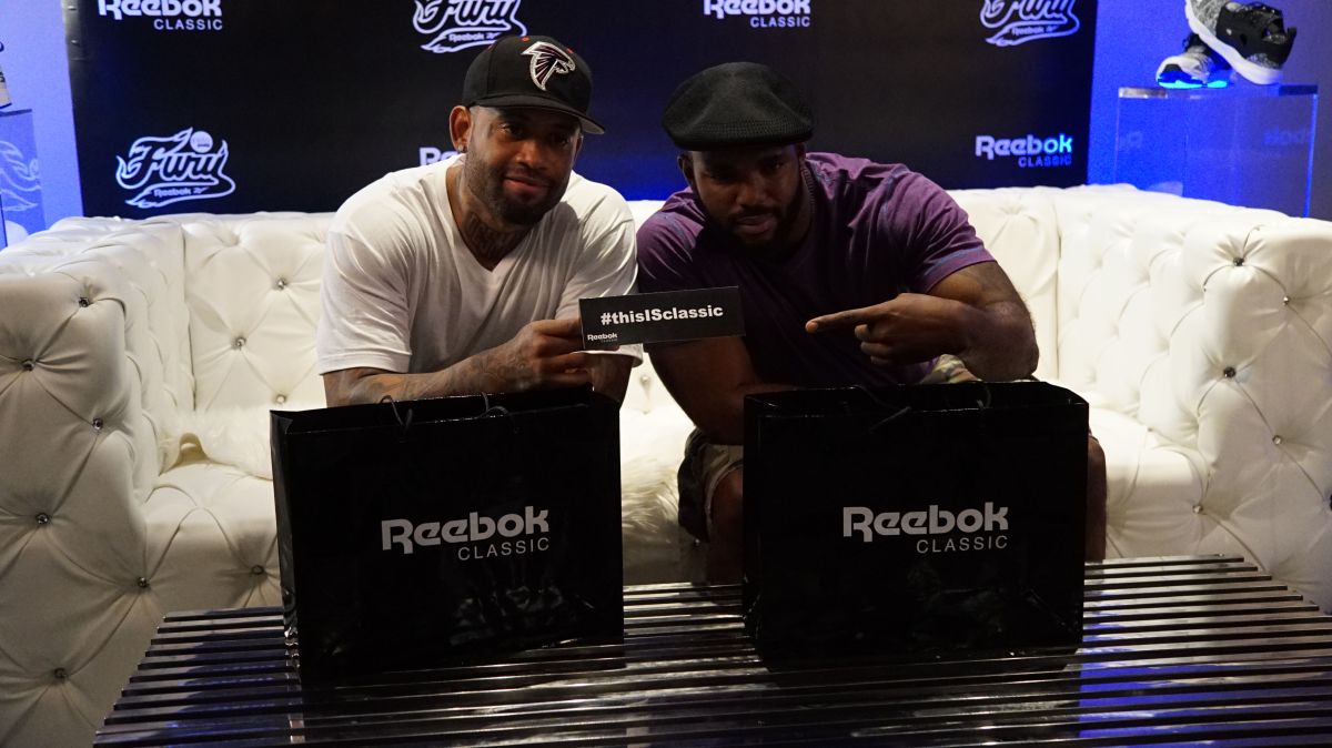 Headkrack & Beyonce Alowishus Attend Reebok Classics #ThisIsClassic Event In Atlanta