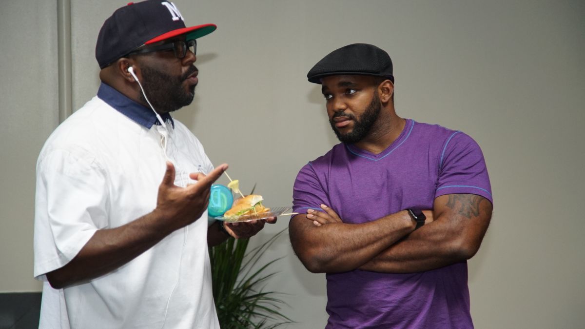 Headkrack & Beyonce Alowishus Attend Reebok Classics #ThisIsClassic Event In Atlanta