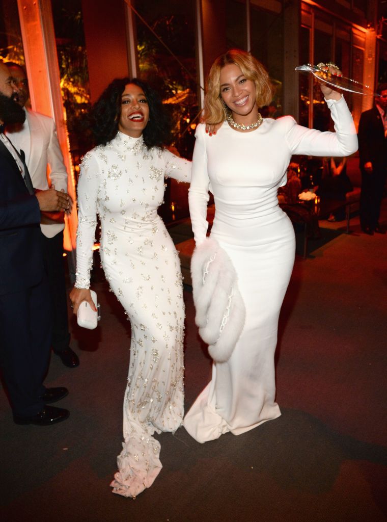 Solange and Beyonce